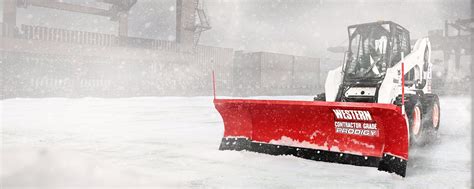 v blade snow plow for skid steer|western prodigy skid steer plow.